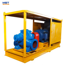 Electric centrifugal split case water pump watts